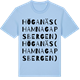 Blue Soul t-shirt med Höganäs (Hamnagapsbergen) ordlek t-shirt