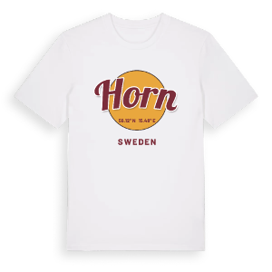 Horn cirkel t-shirt – ekologisk bomull t-shirt från Pinshirt