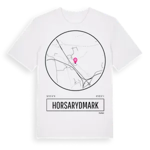 Horsarydmark t-shirt – ekologisk bomull t-shirt från Pinshirt