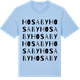 Blue Soul t-shirt med Hosaby ordlek t-shirt