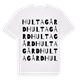 Hulta gård ordlek t-shirt