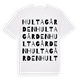 Hultagården ordlek t-shirt