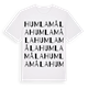 Humlamåla ordlek t-shirt