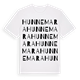 Hunnemara ordlek t-shirt