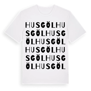 Husgöl ordlek t-shirt – ekologisk bomull t-shirt från Pinshirt