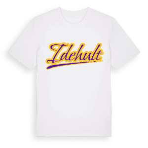Idehult baseball t-shirt – ekologisk bomull t-shirt från Pinshirt