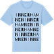 Blue Soul t-shirt med Innerhamnen ordlek t-shirt