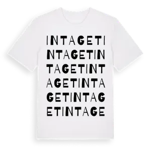 Intaget ordlek t-shirt – ekologisk bomull t-shirt från Pinshirt