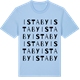Blue Soul t-shirt med Istaby ordlek t-shirt