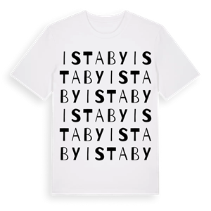 Istaby ordlek t-shirt – ekologisk bomull t-shirt från Pinshirt