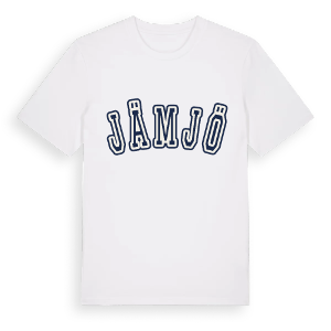 Jämjö college t-shirt – ekologisk bomull t-shirt från Pinshirt