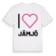 Jag älskar Jämjö t-shirt stort tryck