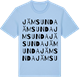 Blue Soul t-shirt med Jämsunda ordlek t-shirt