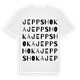 Jeppshoka ordlek t-shirt