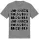 Mid Heather Gray t-shirt med Johannesholm ordlek t-shirt