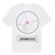 White t-shirt med Johannishus t-shirt