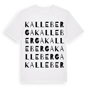 Kalleberga ordlek t-shirt – ekologisk bomull t-shirt från Pinshirt