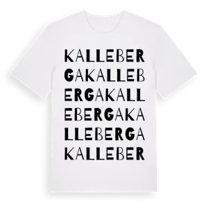 Kalleberga ordlek t-shirt – ekologisk bomull t-shirt från Pinshirt