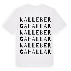 Kalleberga Hallar ordlek t-shirt – ekologisk bomull t-shirt från Pinshirt