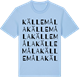Blue Soul t-shirt med Källemåla ordlek t-shirt