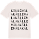 Vintage White t-shirt med Källemåla ordlek t-shirt
