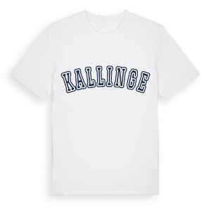 Kallinge college t-shirt – ekologisk bomull t-shirt från Pinshirt