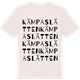 Vintage White t-shirt med Kämpaslätten ordlek t-shirt