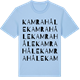 Blue Soul t-shirt med Kamra håle ordlek t-shirt
