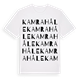 Kamra håle ordlek t-shirt