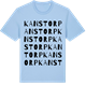 Blue Soul t-shirt med Kanstorp ordlek t-shirt