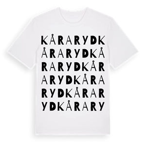 Kåraryd ordlek t-shirt – ekologisk bomull t-shirt från Pinshirt