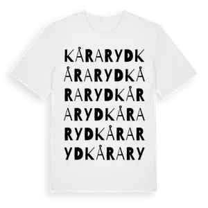 Kåraryd ordlek t-shirt – ekologisk bomull t-shirt från Pinshirt