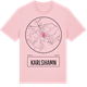 Pink Cotton t-shirt med Karlshamn t-shirt