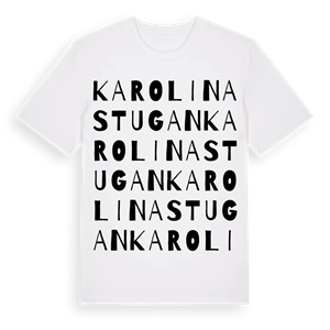 Karolinastugan ordlek t-shirt – ekologisk bomull t-shirt från Pinshirt