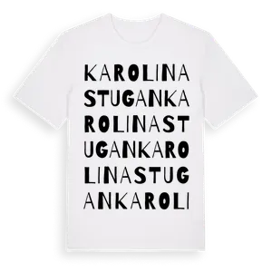 Karolinastugan ordlek t-shirt – ekologisk bomull t-shirt från Pinshirt