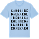 Blue Soul t-shirt med Karolinedal ordlek t-shirt