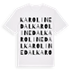 Karolinedal ordlek t-shirt