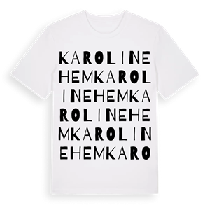 Karolinehem ordlek t-shirt – ekologisk bomull t-shirt från Pinshirt