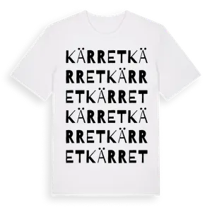 Kärret ordlek t-shirt – ekologisk bomull t-shirt från Pinshirt