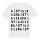 Kåstakullen ordlek t-shirt