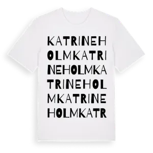 Katrineholm ordlek t-shirt – ekologisk bomull t-shirt från Pinshirt