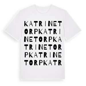 Katrinetorp ordlek t-shirt – ekologisk bomull t-shirt från Pinshirt
