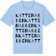 Blue Soul t-shirt med Kattenabben ordlek t-shirt