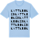 Blue Soul t-shirt med Kattkroken ordlek t-shirt