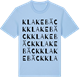 Blue Soul t-shirt med Klakebäck ordlek t-shirt