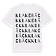 Klakebäck ordlek t-shirt