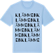 Blue Soul t-shirt med Klämmen ordlek t-shirt