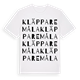 Kläpparemåla ordlek t-shirt
