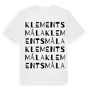 Klementsmåla ordlek t-shirt – ekologisk bomull t-shirt från Pinshirt