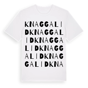 Knaggalid ordlek t-shirt – ekologisk bomull t-shirt från Pinshirt